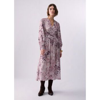 Liu Jo Vestidos Vestido midi en sarga estampado para mujer