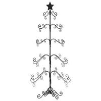 arbol de navidad para decoracion metal negro 150 cm vidaxl