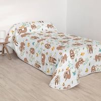 colcha happy sloth 180x260 cm cama 8090105