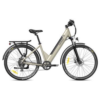 Bicicleta Eléctrica Urbana Fafrees F28 Pro, Batería Extraíble De 36 V Y 14,5 Ah, Control Por Aplicación, Color Dorado