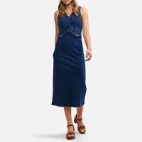 nobodys child lambeth denim waistcoat dress - uk 10