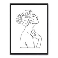 cuadro woman line art ii