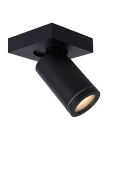 Foco de techo de aluminio 1xgu10 (mr16), negro