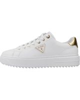 de guess zapatillas guess denesa12 fljd12 lea12 blancas con detalles dorados blanco