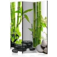 biombo - bamboos and stones 135x172 cm
