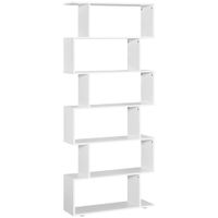 estanteria libreria 80x24x191cm blanco