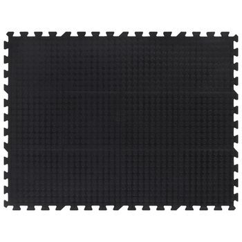 Baldosa De Suelo De Goma Negro 12 Mm 90x120 Cm Vidaxl
