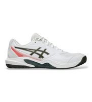 asics para hombre 1041a547 zapatillas gel-dedicate 9 clay blanco 45 tela plano cordones casual deportivo