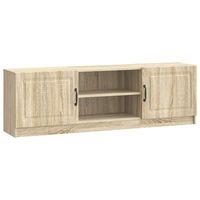 mueble de tv roble sonoma 150 x 31 x 47 cm madera de ingenieria vidaxl