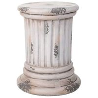 columna decorativa color piedra 34x34x42h cm