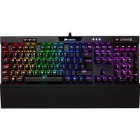 corsair k70 rgb mk2 mechanical gaming keyboard - red switches red