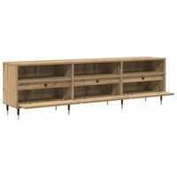 mueble de tv roble artesanal 150 x 30 x 45 cm vidaxl