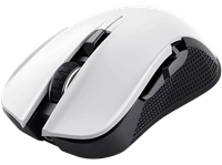 raton gaming - trust gxt 923 ybar 6 botones hasta 10 m usb-c wireless 7200 ppp blanco