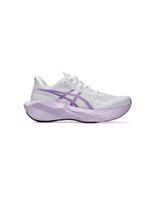 zapatillas de running asics novablast 6 mujer blancomurasaki