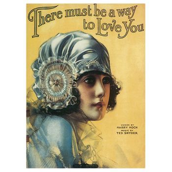 Legendarte - Portada De Música Vintage There Must Be A Way To Love You - Cuadro Lienzo, Impresión Digital Cm. 50x70