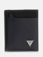 cartera berna de piel autentica con logo