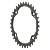 plato campagnolo super record 4 brazos negro 11 velocidades carretera aluminio 53t