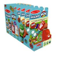 kit de manualidades infantil spin master melissa  doug con tampon y 300 pegatinas