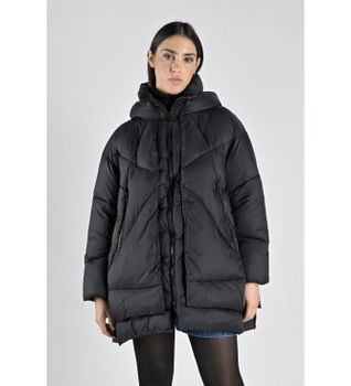 Canadian Classics para mujer. CN.G224410W Abrigo Eugenia negro (M/L), Casual, Nylon