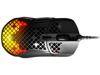 Ratón gaming - SteelSeries Aerox 5, Por cable, Óptico RGB, 18000 DPI, Negro