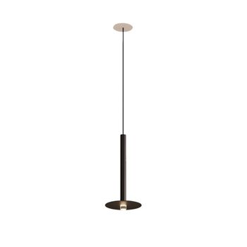 Lámpara de techo LED de aluminio transparente