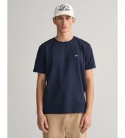 gant para hombre 2003184 camiseta regular fit shield marino xl casual algodon manga corta sostenible