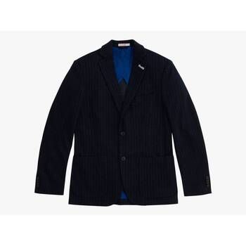 Sun68 Cazadora Giacca Formal Jacket Blu Gessato J40102 para hombre