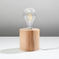 lampara de mesa salgado madera