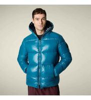 save the duck para hombre d31280m-love21 abrigo edgard azul s casual sostenible nylon reciclado
