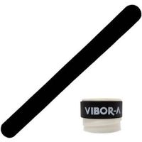 zrz pack pala de padel negro rugoso  overgrip vibor-a colores