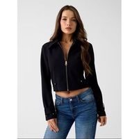 guess chaquetas w6yl21 k4327-jblk para mujer