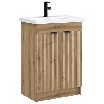 Juego De Muebles De Baño Roble Artisan 78,5 X 37,5 X 81 Cm Vidaxl