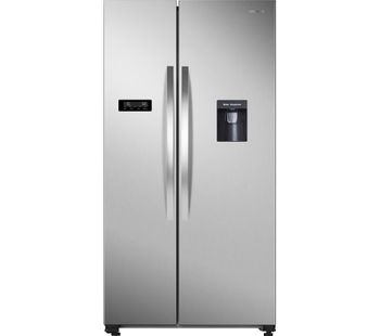 KENWOOD KSBSDX19 American-Style Fridge Freezer - Inox, Tomato