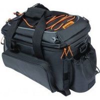 basil bolsa miles xl pro 9-36l impermeable poliester negrobeige con reflectantes 31x23x20 cm