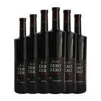 elivo zero vino tinto deluxe tinto 75 cl pack de 6 unidades