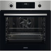 zanussi selfclean zopnx6x2 electric oven - stainless steel stainless steel