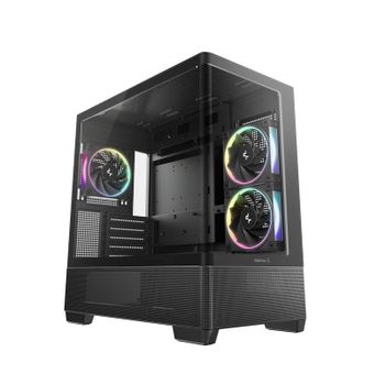 Caja PC DeepCool CG380U 3F Torre Negro Vidrio Templado RGB
