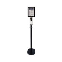 dispensador automatico de gel  soporte color negro approx