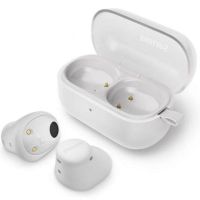 auriculares philips tat2149 inalambricos bluetooth multipunto con graves dinamicos resistentes al agua ipx4 color blanco