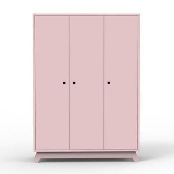 Mathy by Bols Childrens 3 Door Wardrobe in Madavin Design available in 26 Colours - Mathy Powder Blue