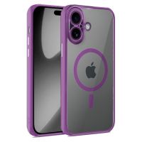 carcasa cool para iphone 17 magnetica borde violeta