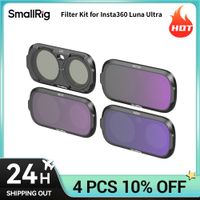 kit de filtros smallrig para insta360 luna ultra con filtro nd16 nd64 nd128 cpl y pano de limpieza ayuda a reducir la luz de forma uniforme 6688
