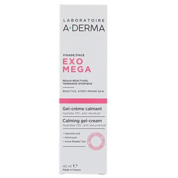 A Derma Exomega Gel Crema Calmante para Pieles Reactivas 40 ml