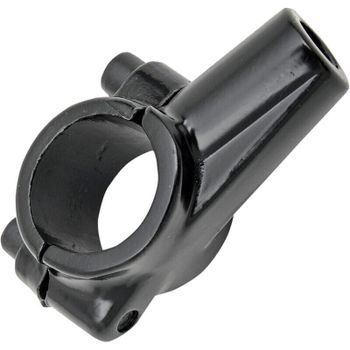 Portaespejos 22mm Classic negro izquierda