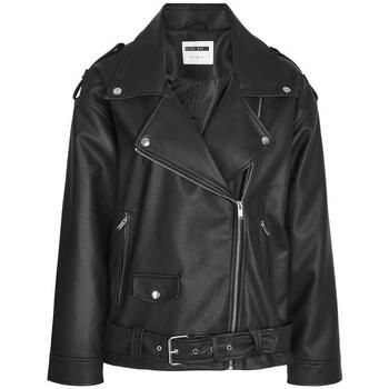 Noisy May Cazadora de cuero Paulina Oversize Biker Curve para mujer