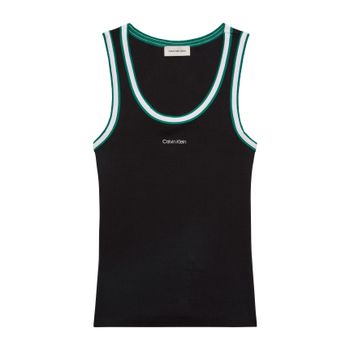 Calvin Klein Jeans. Camiseta rib de mujer LV047D200G-UB1
