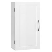 mueble de pared para bano con estantes ajustables