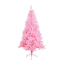 solagua arbol de navidad artificial premium rosa 240cm 1438 ramas arbol de hoja espumillon con soporte metalico diametro125cm