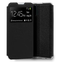 cool funda flip cover liso negro para realme 7 pro