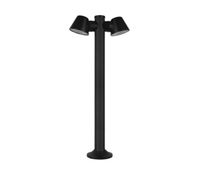 cone - baliza de jardin con 2 focos orientables gu10